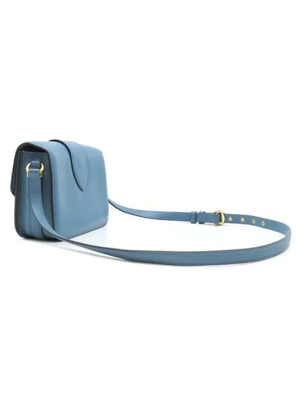 Louis Vuitton Shoulder Bag LV Pont Neuf Calf Blue Gold Red Bicolor LV Circle